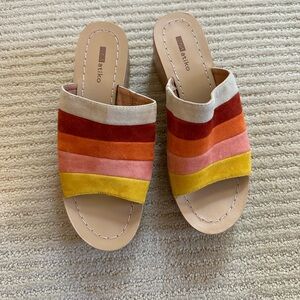 Anthropologie Matiko Wooden Mules